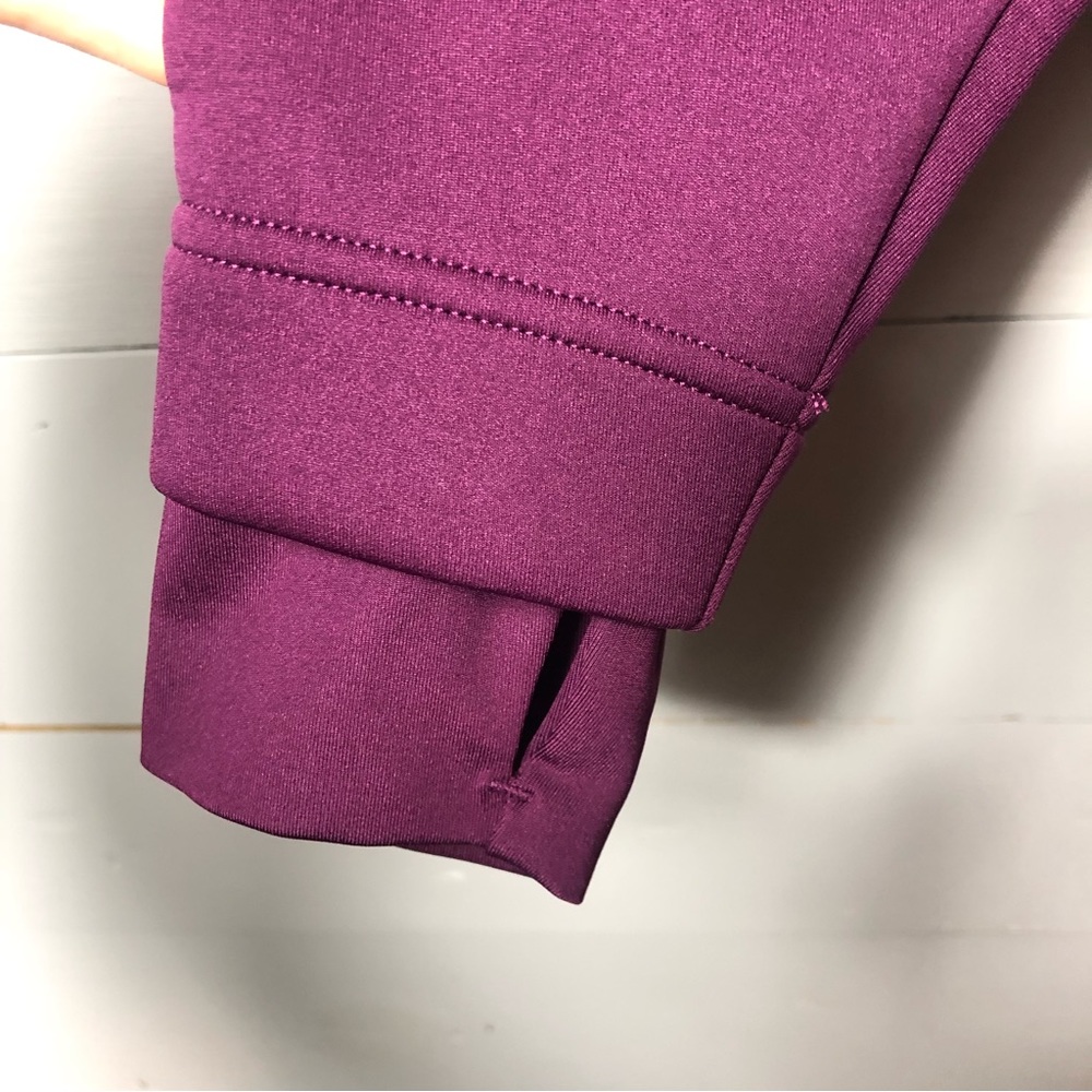 NWT Nike Women's Dri-FIT Prima 1/2-Zip Training Тор in Bordeaux Size Small - Picture 8 of 11
